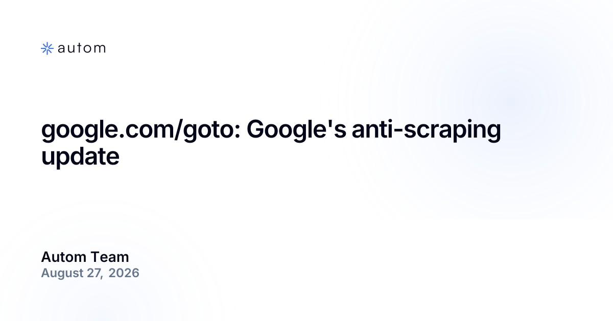 google.com/goto：谷歌的反抓取更新